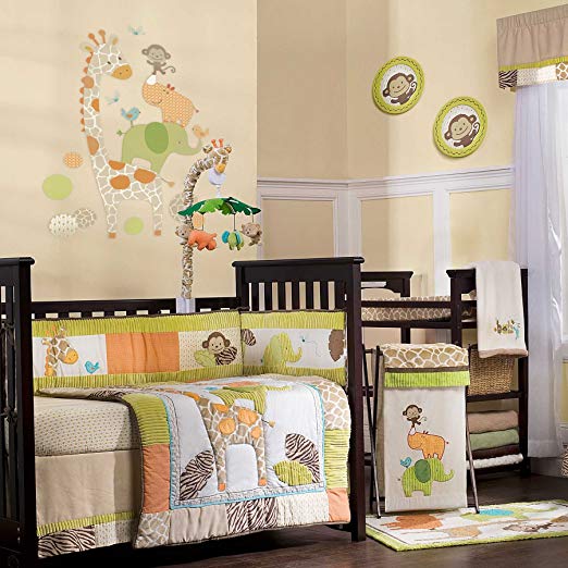 Carter's Wildlife 4 Piece Crib Bedding Set