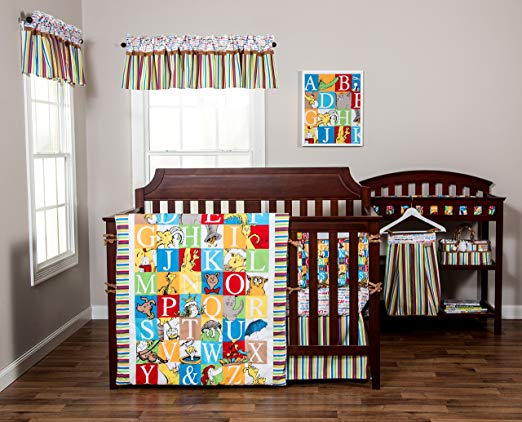 Trend Lab Dr. Seuss Alphabet Seuss 3 Piece Crib Bedding Set