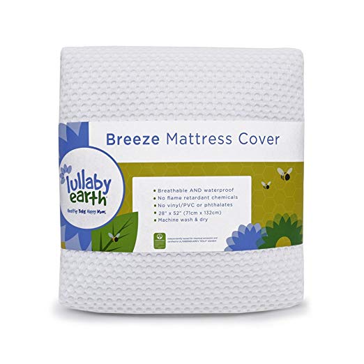 Breeze Breathable Washable Crib Mattress Pad