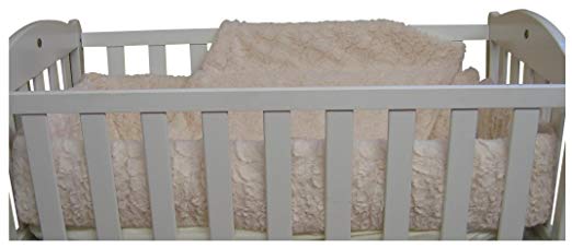 Baby Doll Bedding Sherling Mini Crib/Port-a-Crib Bedding Set, Ivory