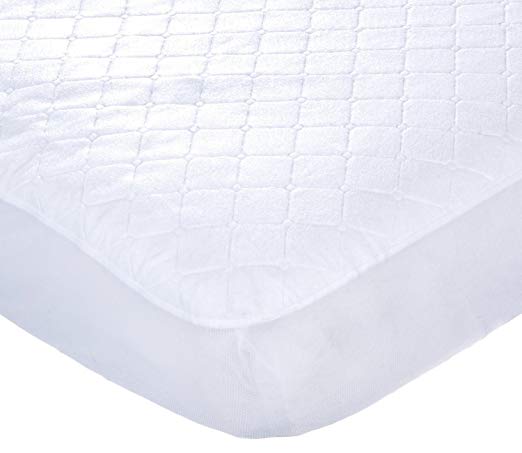 Carter's Keep Me Dry Fitted Quilted Crib Pad 9 (Discontinued) Waterproof- Value Size Pack- 3-Mattresses