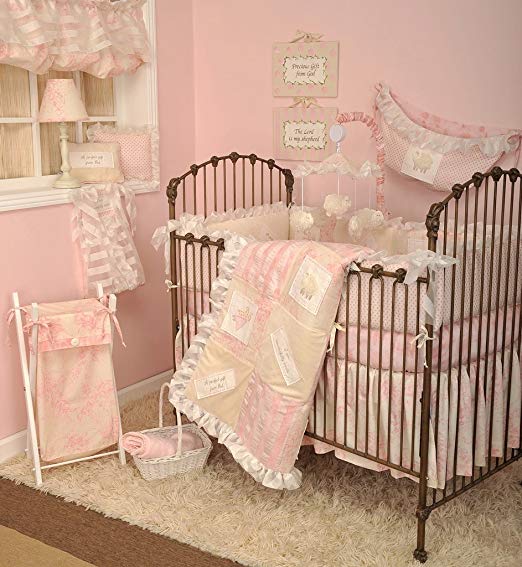 Cotton Tale Designs Heaven Sent Girl 8-Piece Crib Bedding Set