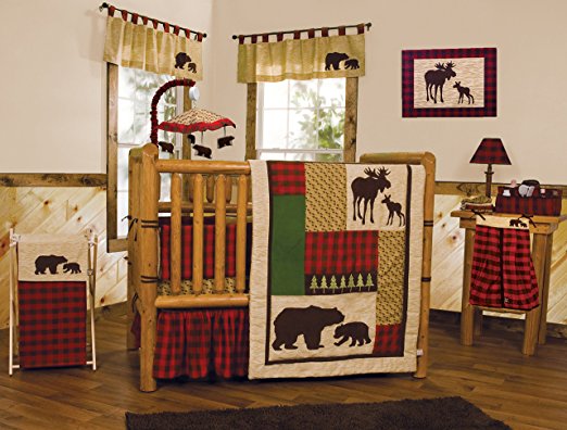 Trend Lab Trend Lab Northwoods 6 Piece Crib Bedding Set, Brown