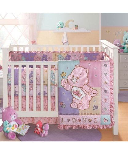 Care Bears bedding crib set infant girls new 2009 style