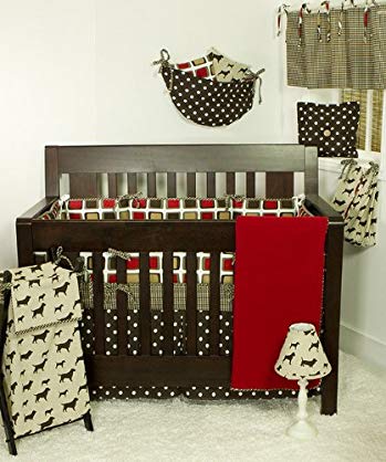 Cotton Tale Designs Houndstooth 8 Piece Crib Bedding Set