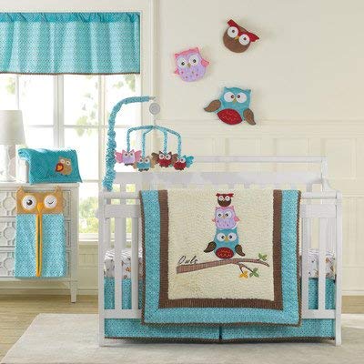 Spotty Owls Crib Bedding Collection