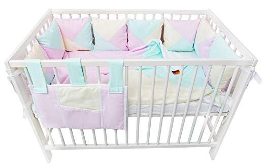 16 Piece Crib Baby Bedding Set Geometry Loli Pop