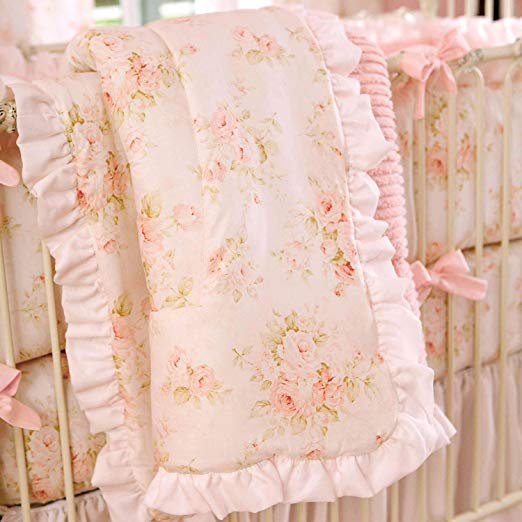 Carousel Designs Shabby Chenille 3-Piece Crib Bedding Set