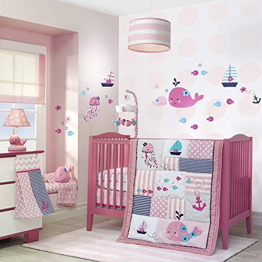 Lambs and Ivy Splish Splash Bedding Set