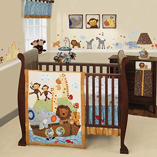 Lambs & Ivy S.S. Noah 9-Piece Crib Bedding Set