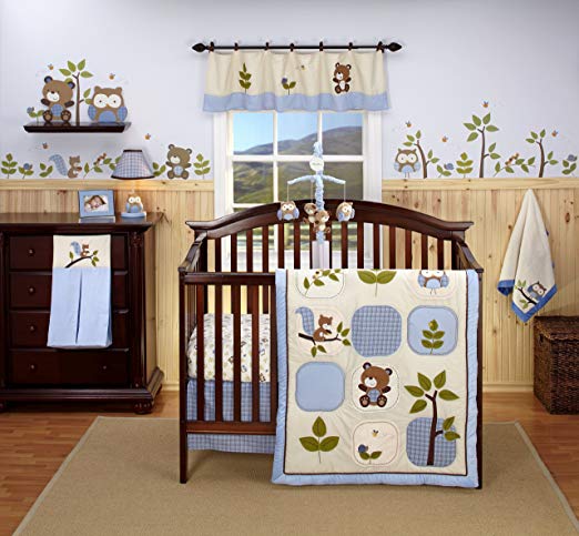 Eddie Bauer Owl Creek 4 Piece Crib Bedding Set (Discontinued by Manufacturer)