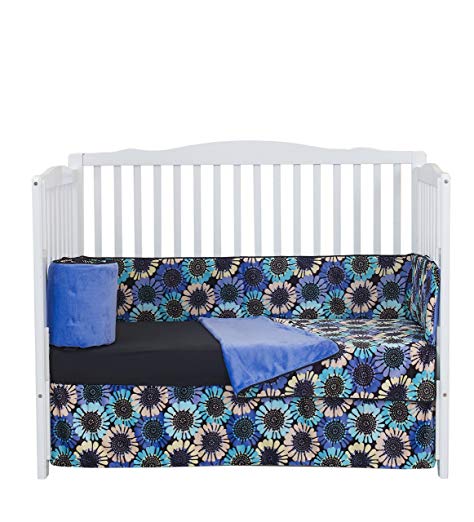 Baby Doll Bedding Midnight Marigold Crib Bedding Set, Peri