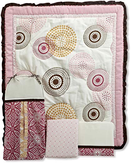 CoCaLo Iris Four Piece Crib Bedding Set (Discontinued by Manufacturer)