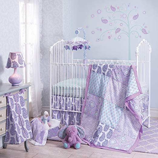 Lambs & Ivy Happi by Dena Olivia 4-Piece Crib Bedding Set