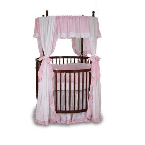 Angel Line Round Crib Bedding