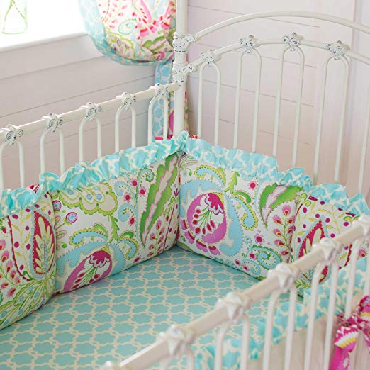 Carousel Designs Kumari Garden Crib Bumper