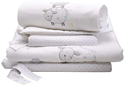 Silver Cloud Counting Sheep 3 Piece Bedding Set