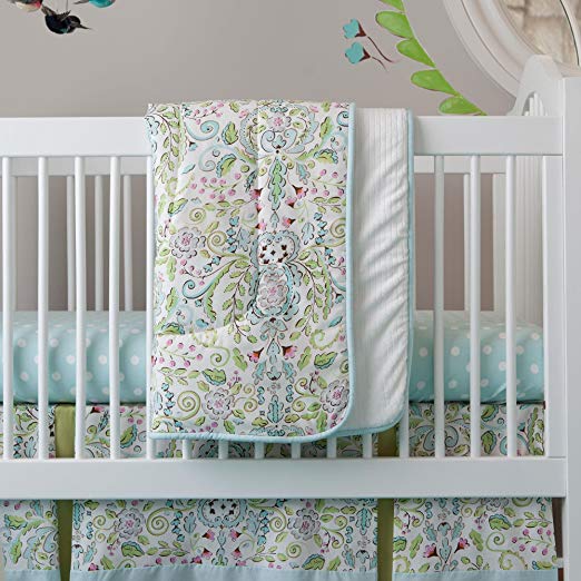 Carousel Designs Bebe Jardin 3-Piece Crib Bedding Set