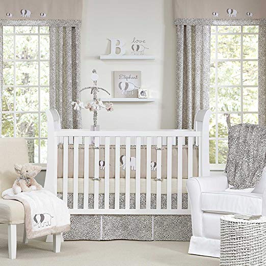 Sweet Safari 6 Piece Baby Crib Bedding Set with Bumper by Wendy Bellissimo